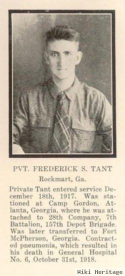 Frederick S Tant