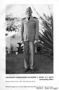 Cdr Raymond Bales