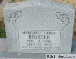 Margaret "gerry" Brister