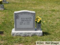 Don Hester Hensley