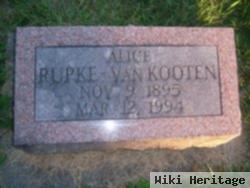 Alice Kwant Rupke - Van Kooten