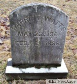 Harriet Mary Burdick Watts
