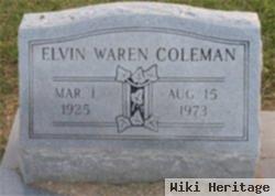 Elvin Waren Coleman