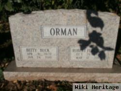 Betty "buck" Orman