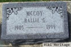 Hallie G. Mccoy