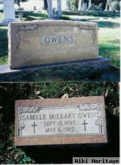 Elizabeth Isabelle "belle" Mcleary Owens