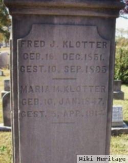 Fred J Klotter