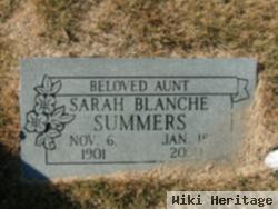 Sarah Blanche Summers