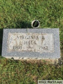 Virginia B Hill