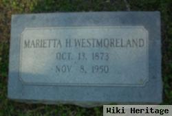 Marietta Hopkins "etta" Thomason Westmoreland