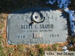 Betty C Shaver