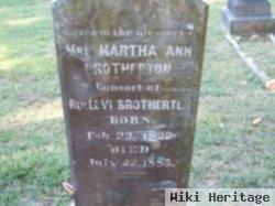 Martha Ann Gudger Brotherton