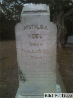 Matilda J Dowers Neel