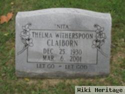 Thelma "nita" Witherspoon Claiborn