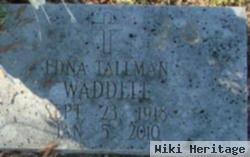 Edna Tallman Waddell