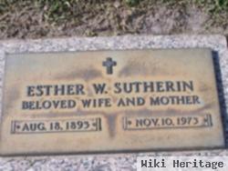 Esther Woods Sutherin