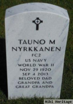 Tauno M "mike" Nyrkkanen