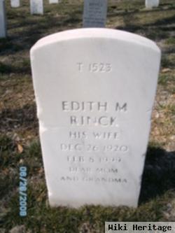 Edith M Rinck