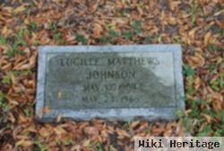 Lucille Elizabeth Matthews Johnson