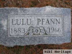 Lulu E. Pfann