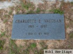 Charlotte E. Oliver Vaughan