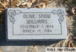 Olive Snow Williams