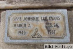 Spec Johnnie Lee Evans