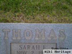 Sarah E Mcfarland Thomas