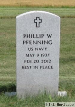 Phillip W Pfenning
