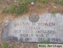 Sgt Glenn M Bowen