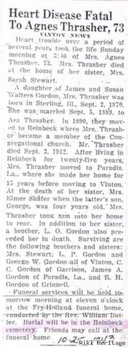 Agnes Gordon Thrasher