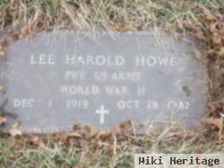 Pvt Lee Harold Howe