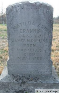 Matilda Ann Rollins