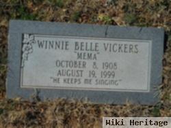 Winnie Belle "mema" Vickers