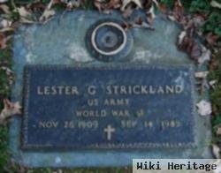 Lester Garfield Strickland