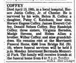 Horace J Coffey, Jr