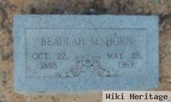 Beulah M Horn