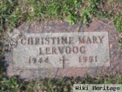 Christine Mary Lervoog