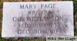 Mary Page Williamson