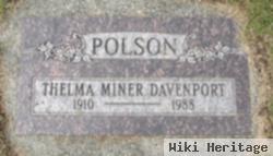 Thelma Miner Davenport Polson