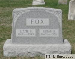 Elizabeth R. "lizzie" Fox Fox