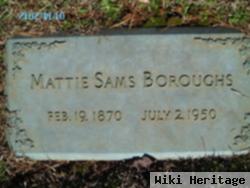 Mattie Sams Boroughs