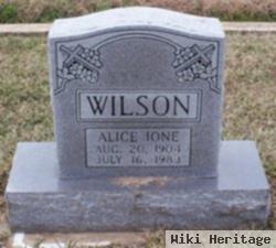 Alice Ione Wilson