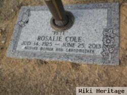 Rosalie "pete" Cole