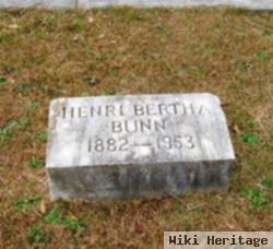 Henri Bertha Bunn