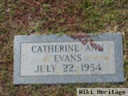 Catherine Ann Evans