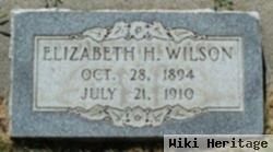 Elizabeth Hamilton "bessie" Wilson