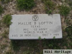 Hallie B Loftin