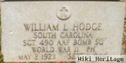 Sgt William Leon Hodge