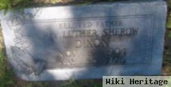 Rev Luther Sherow Dixon